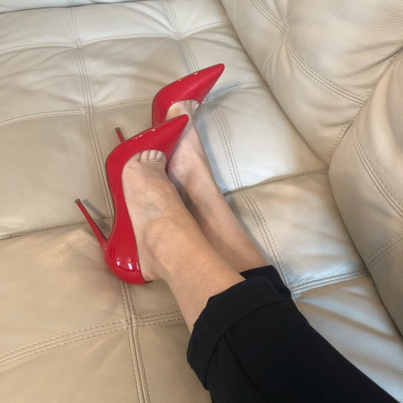 SOLD Christian Louboutin Rubis Patent So Kate 120 - Picture 7 of 8